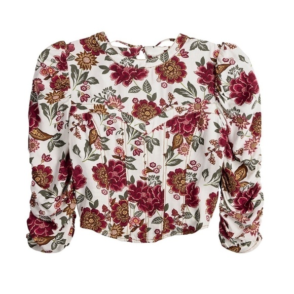 SO Crop Renaissance Puff Sleeve | SIZE XS - Picture 4 of 8